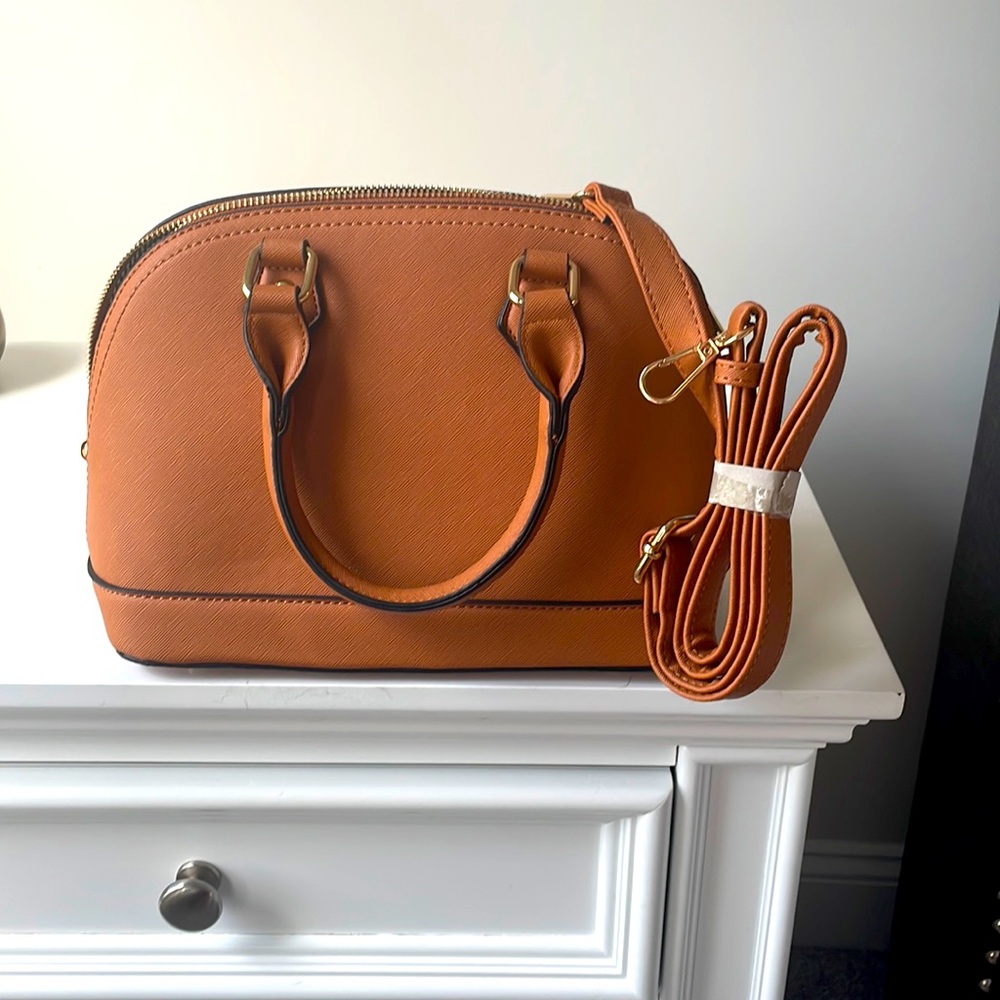 Camel colored handbag-never used
